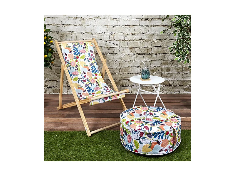 Pouf Gonflable Peps - Lot De 6 Multicolore