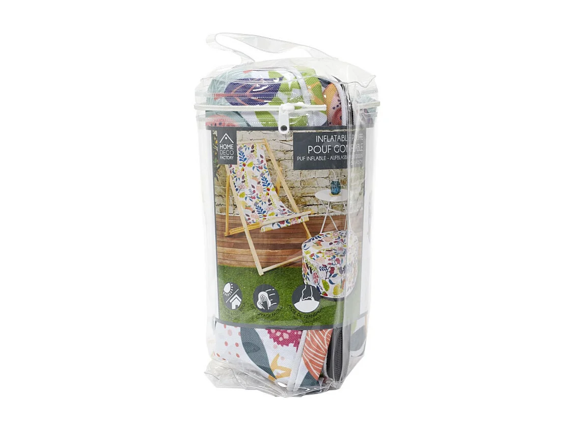 Pouf Gonflable Peps - Lot De 6 Multicolore