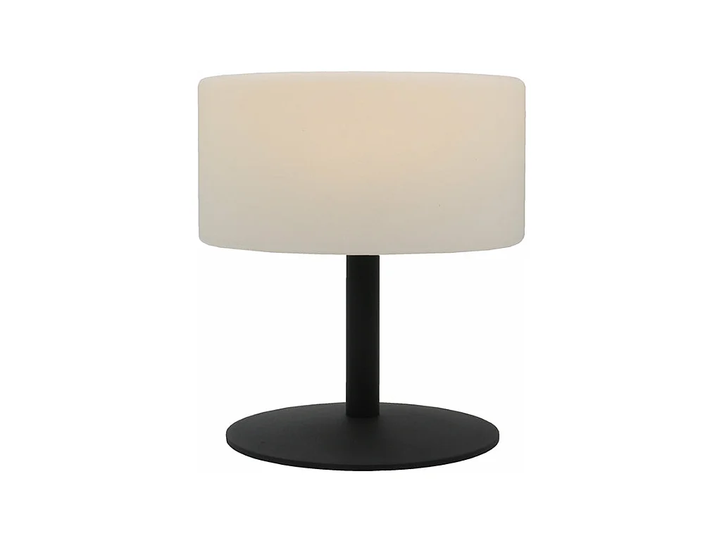 Lampe de table ATLAS Noir Polyéthylène H20CM
