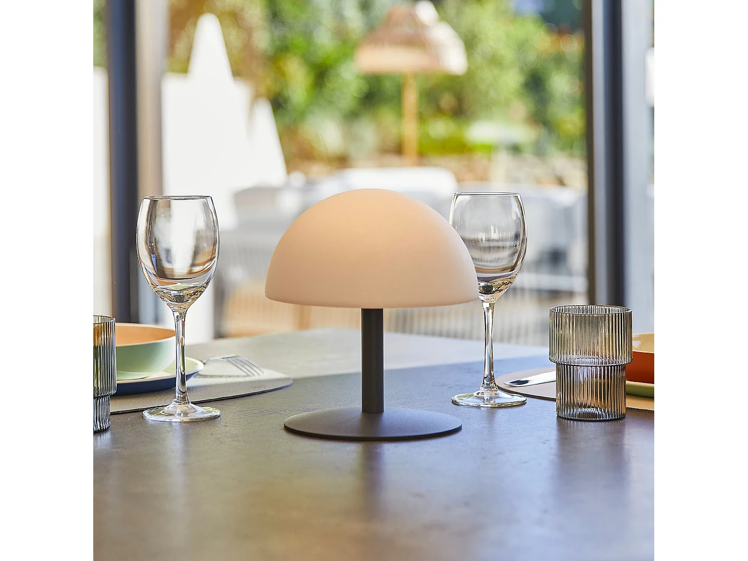 Lampe de table sans fil NEPTUNE ROCK H20cm