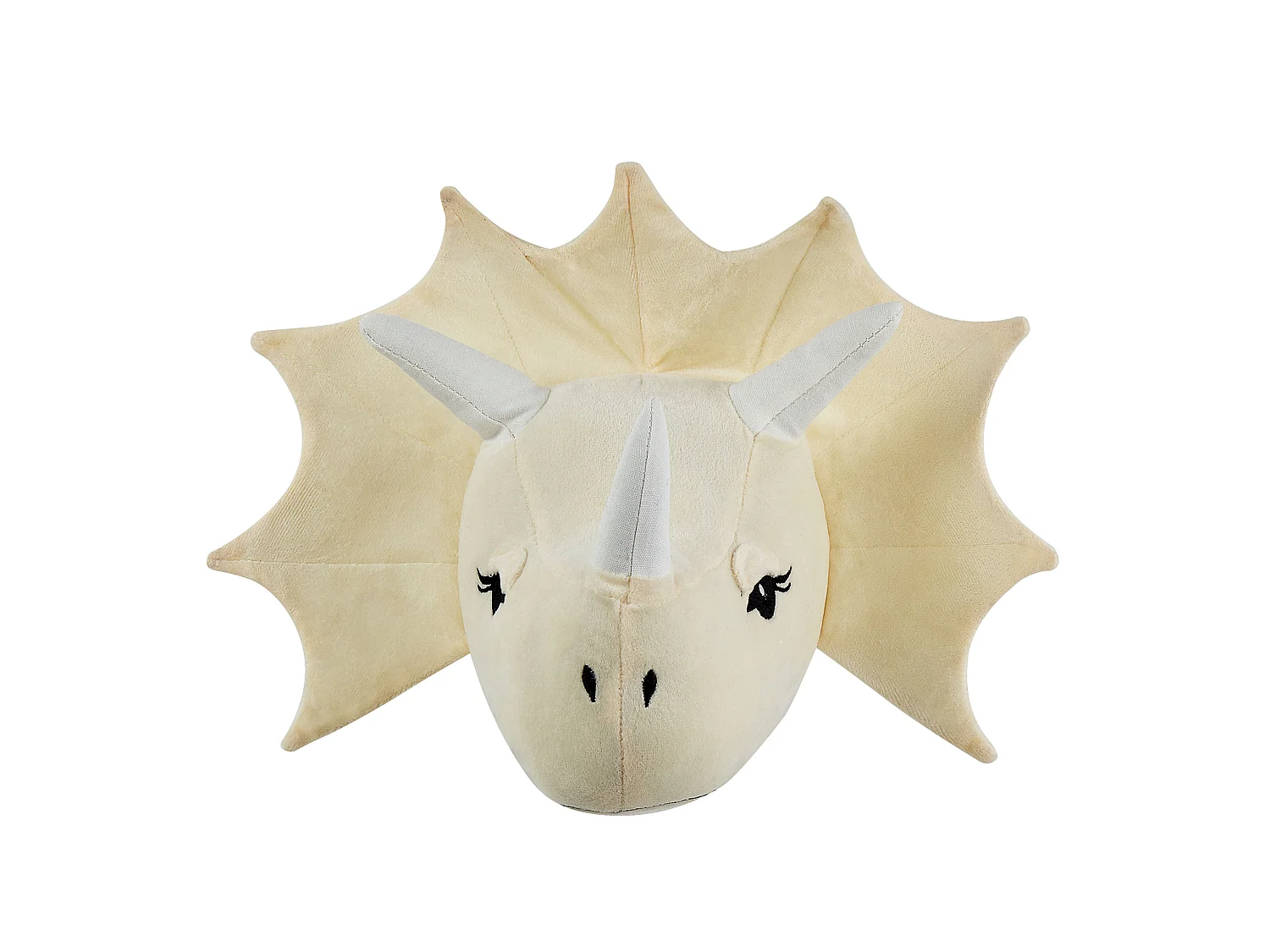 Dziecięca ozdoba ścienna Dinozaur REXX Bawełna 29 cm Jasnobeżowy