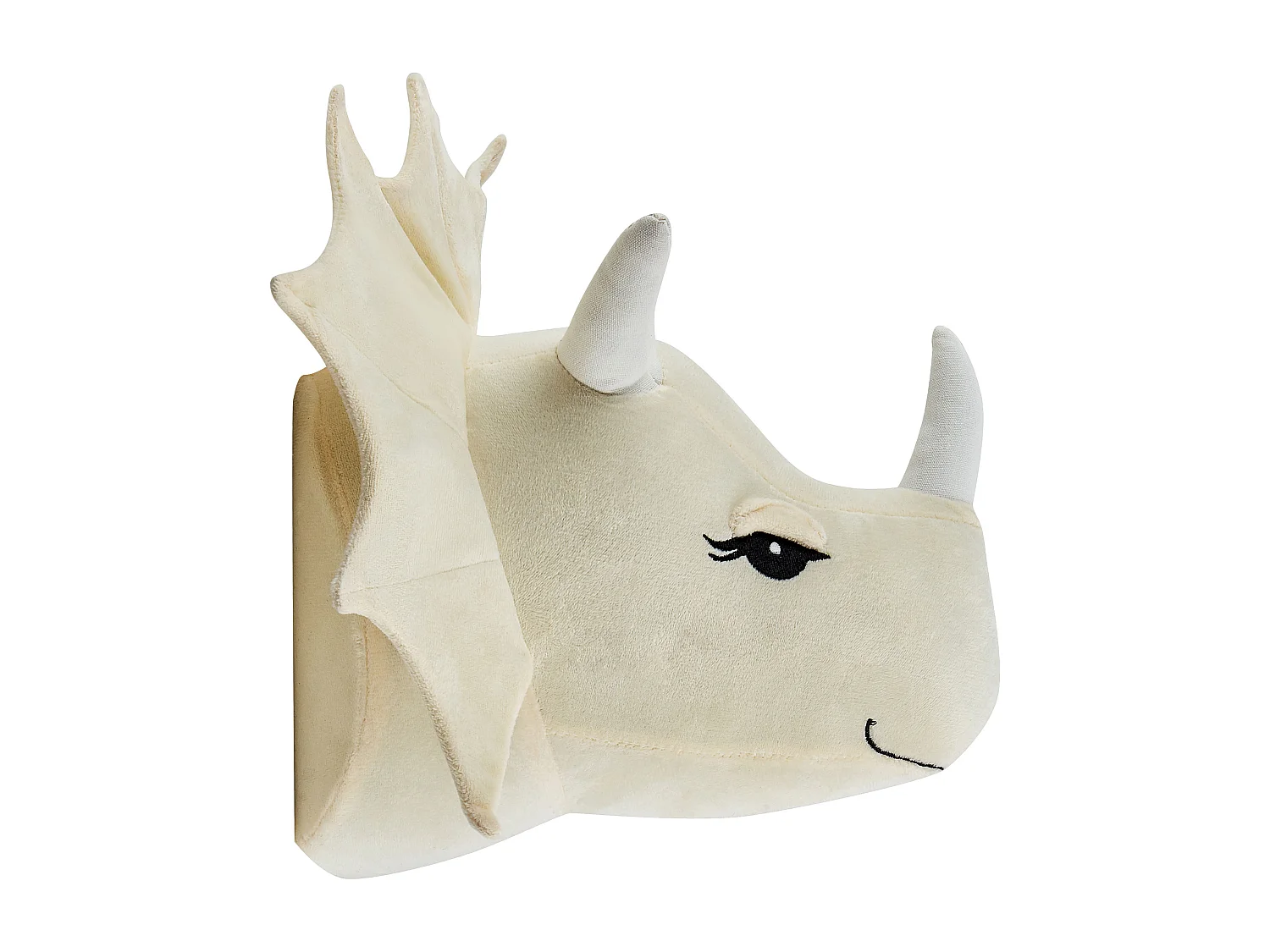 Decoración de pared infantil Dinosaurio REXX Algodón 29 cm Beige claro