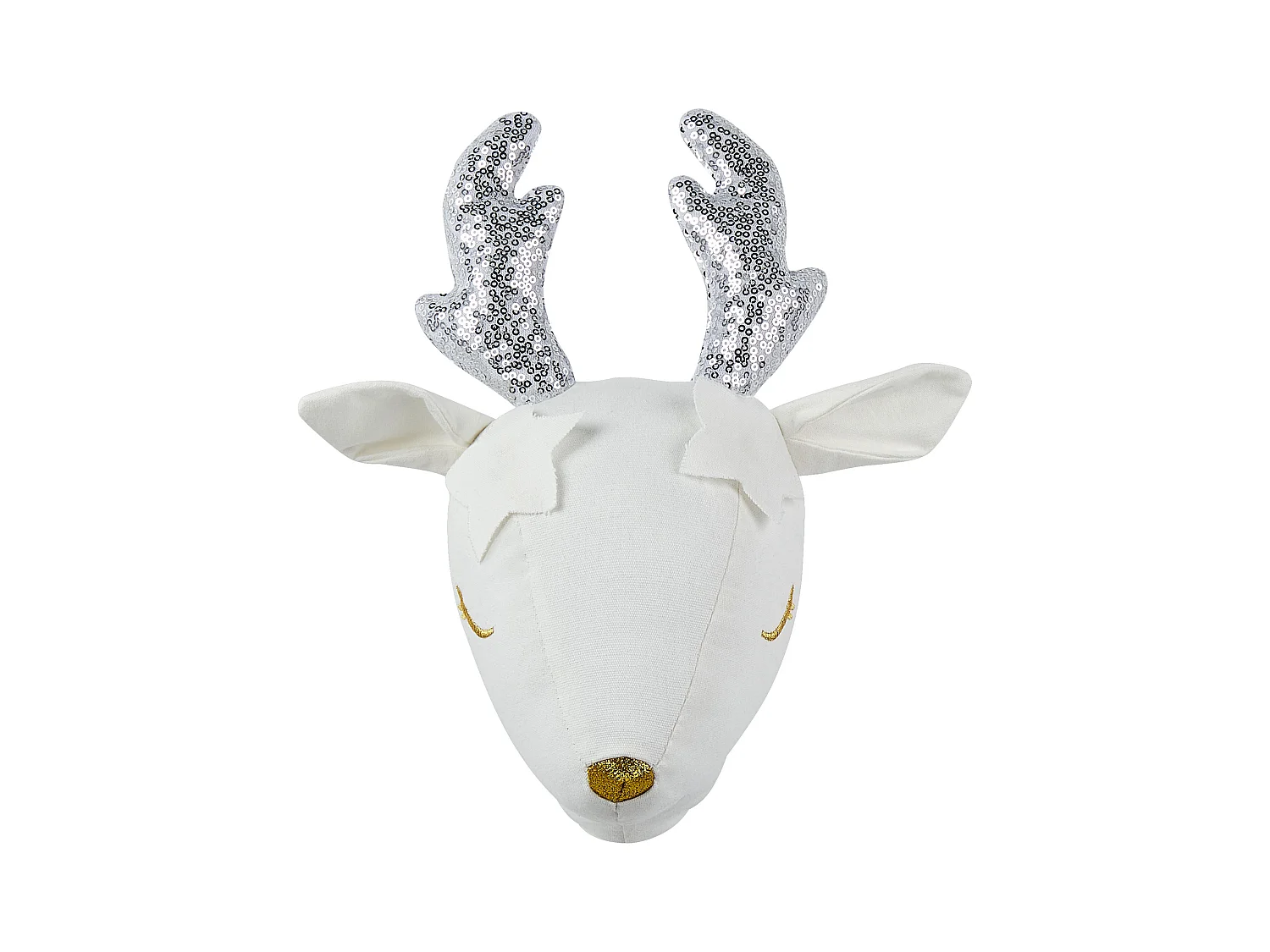 Decorazioni da Parete Cameretta capriolo SUZY Cotone 29 cm Bianco