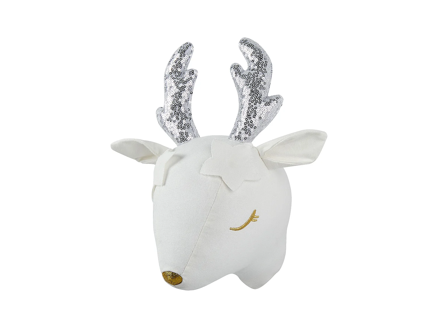 Decorazioni da Parete Cameretta capriolo SUZY Cotone 29 cm Bianco