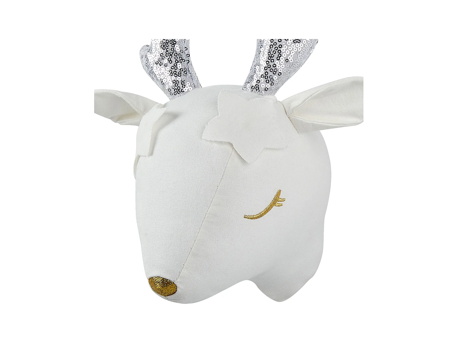 Decorazioni da Parete Cameretta capriolo SUZY Cotone 29 cm Bianco