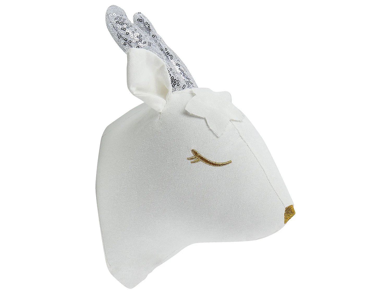 Décoration murale pour enfants Chevreuil SUZY Coton 29 cm Blanc