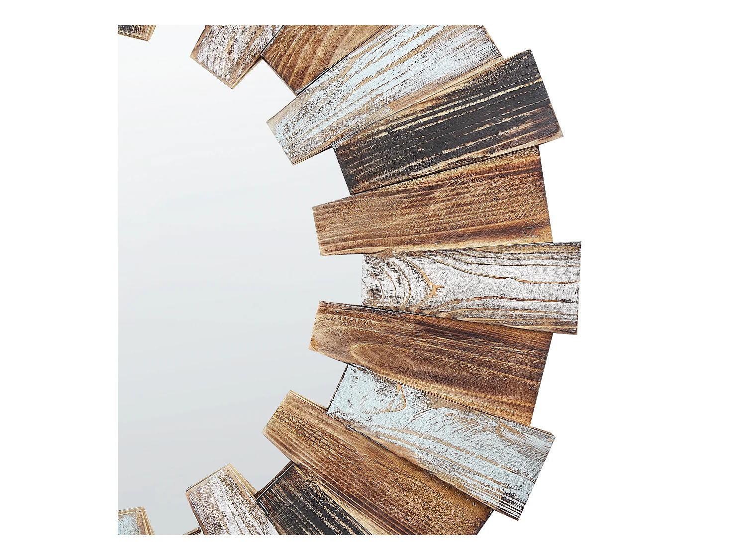 Wandspiegel ECATEPEC 66 cm 66 cm Bruin