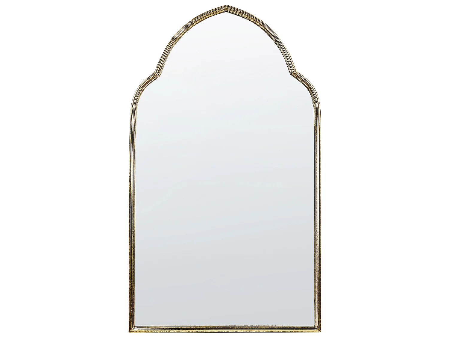 Lustro ścienne ACONCHI 58 cm 104 cm Metal Złoty