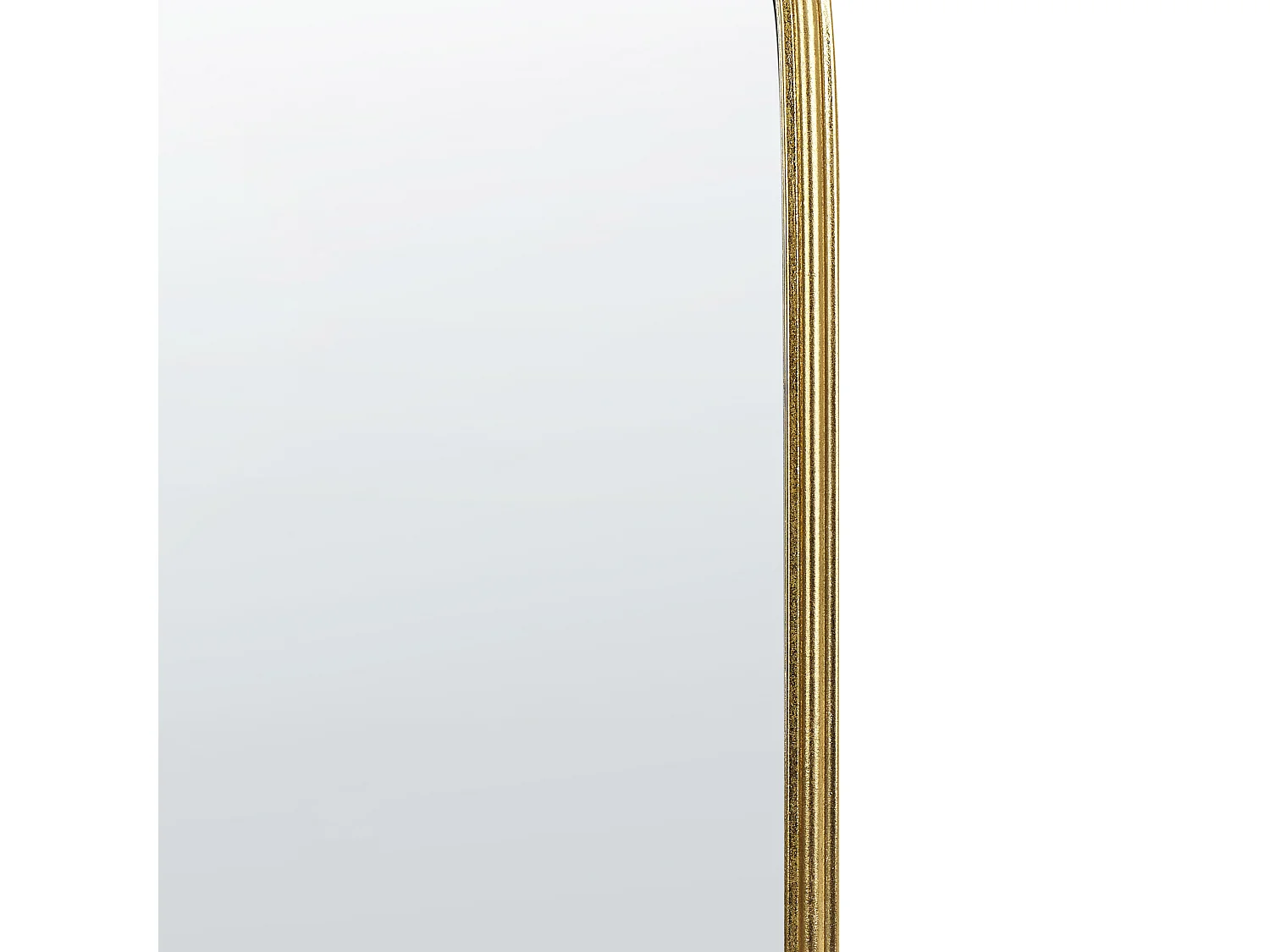 Lustro ścienne ACONCHI 58 cm 104 cm Metal Złoty