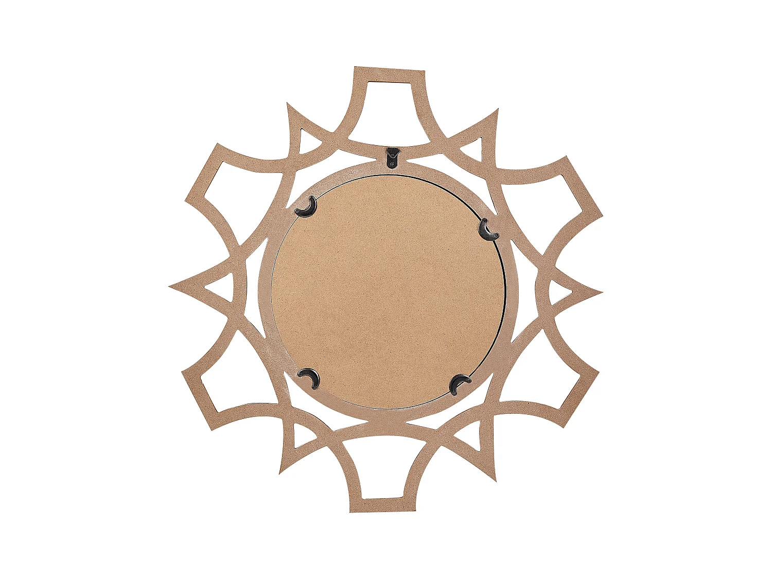 Wandspiegel ZAPOPAN 60 cm 60 cm Lichtbruin