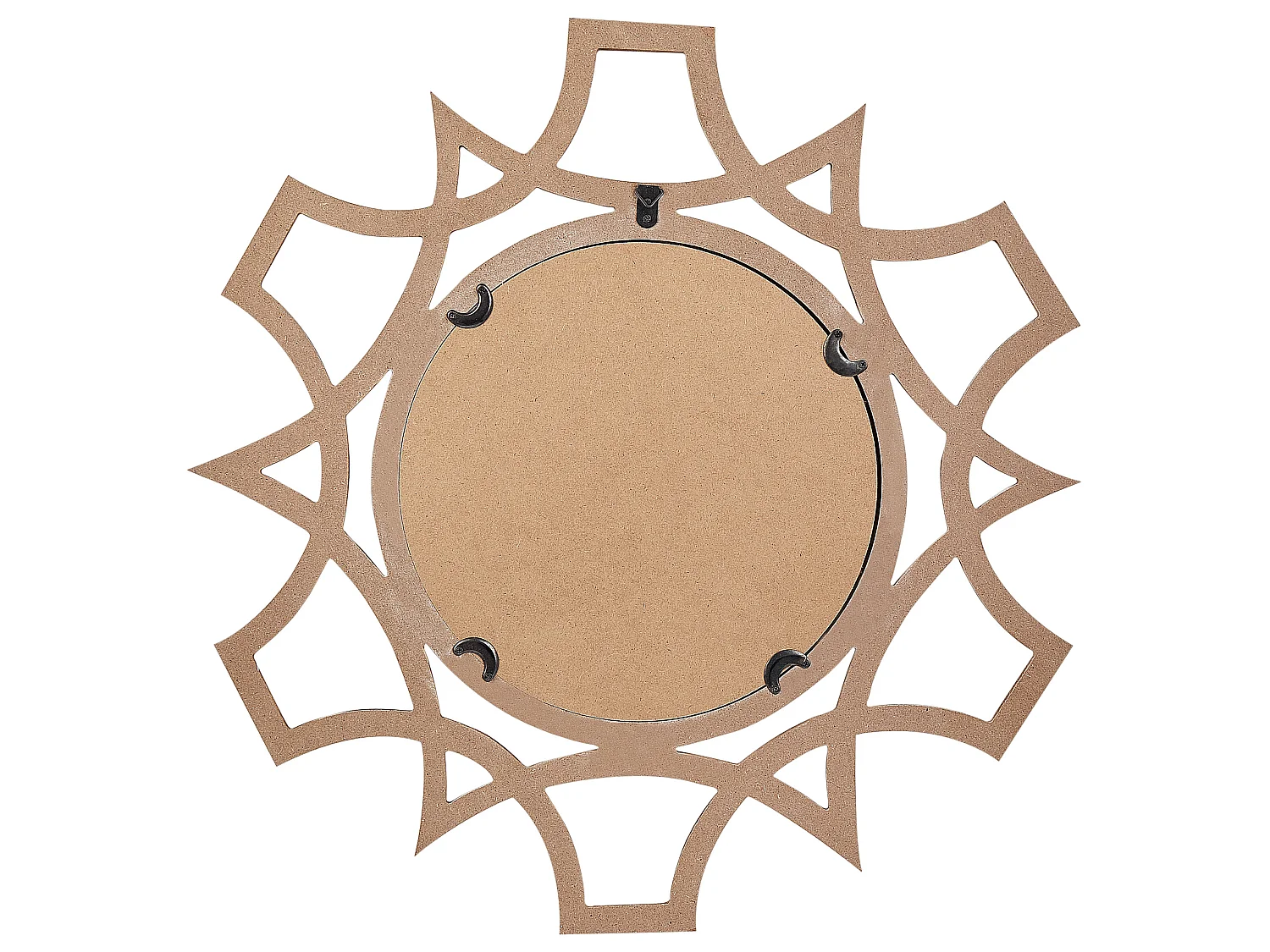 Miroir ZAPOPAN 60 cm 60 cm Marron clair