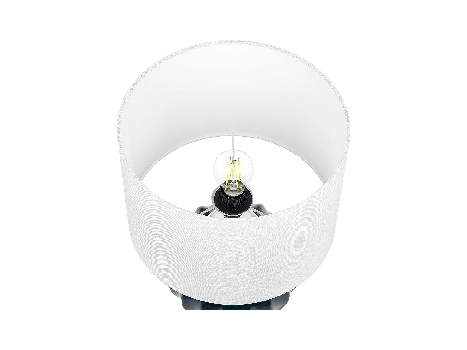 Lampe à poser NERIS Céramique Bleu foncé