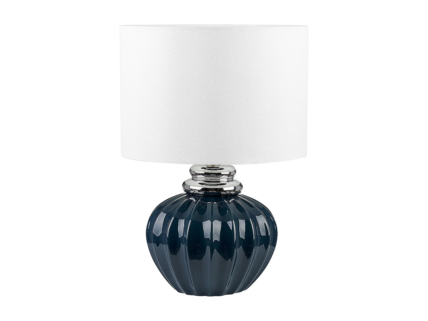 Lampe à poser NERIS Céramique Bleu foncé