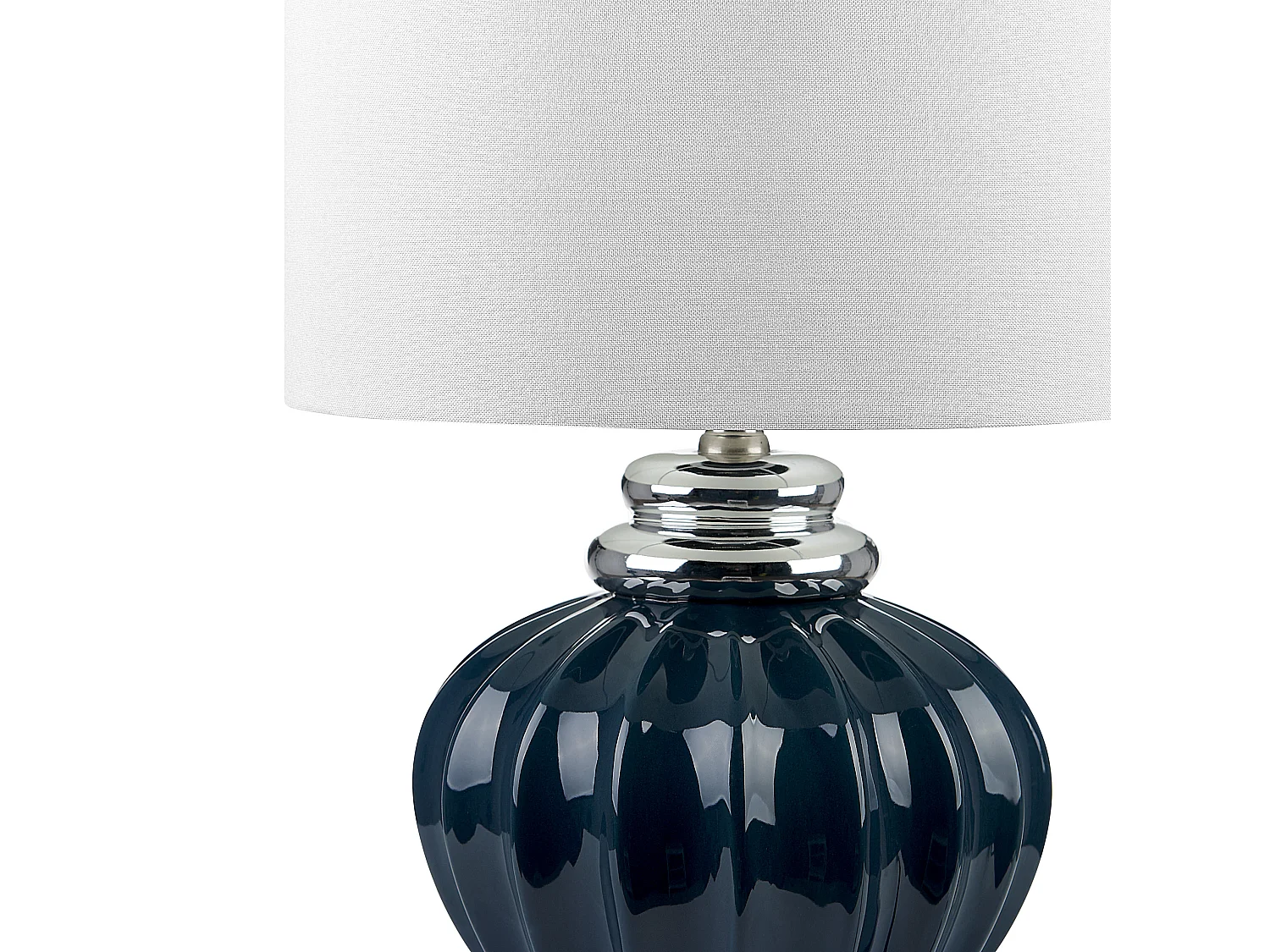 Lampe à poser NERIS Céramique Bleu foncé
