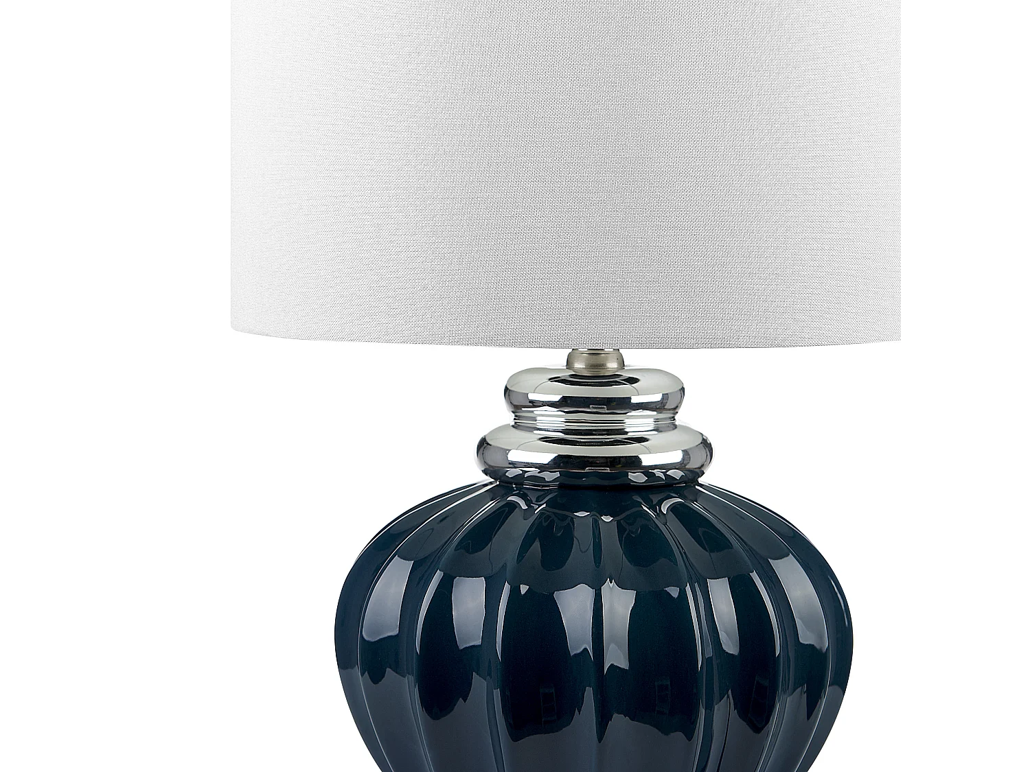 Lampe à poser NERIS Céramique Bleu foncé