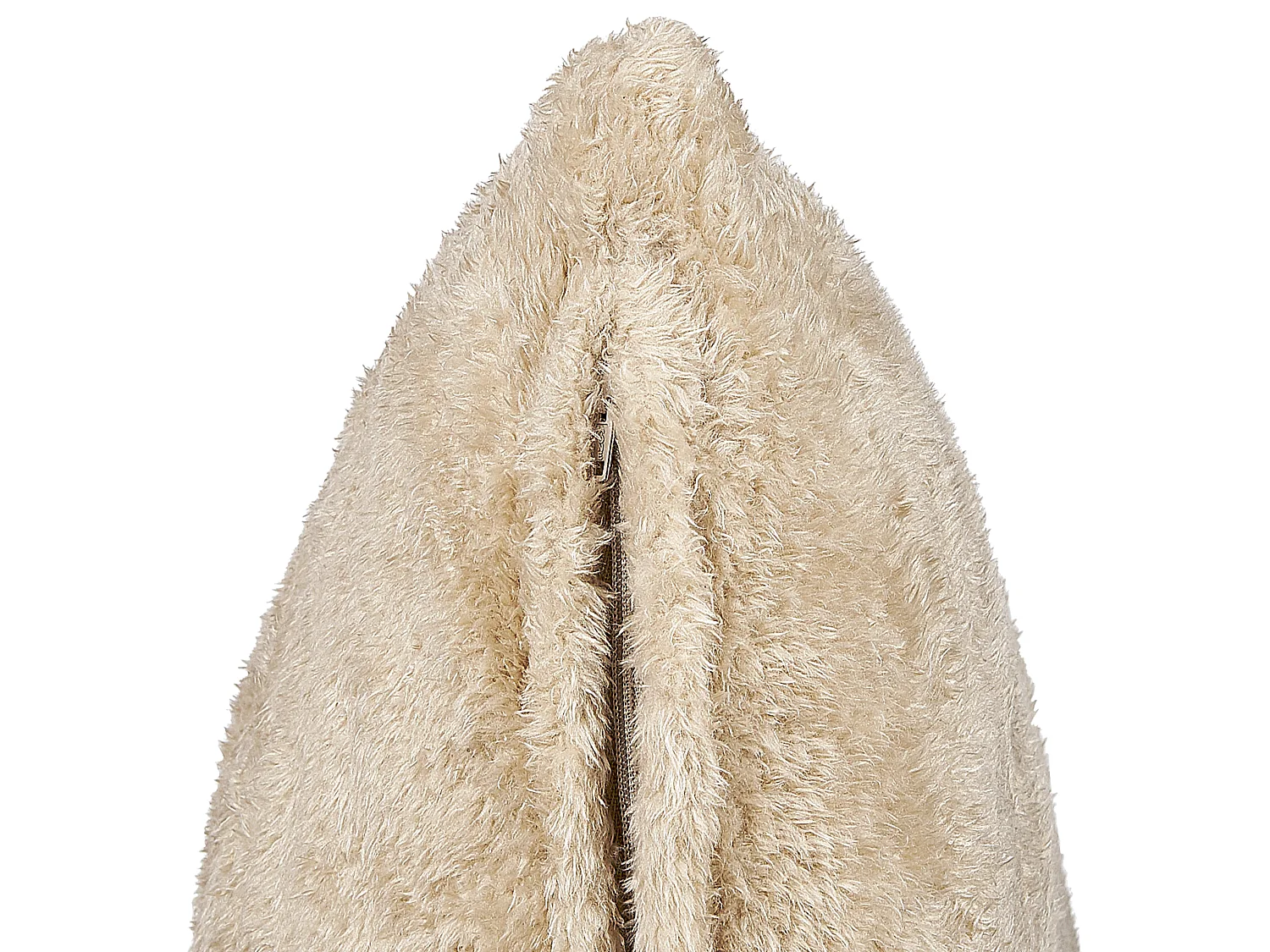 Dekokissen PILEA Webpelz 45 x 45 cm Beige Ohne Muster