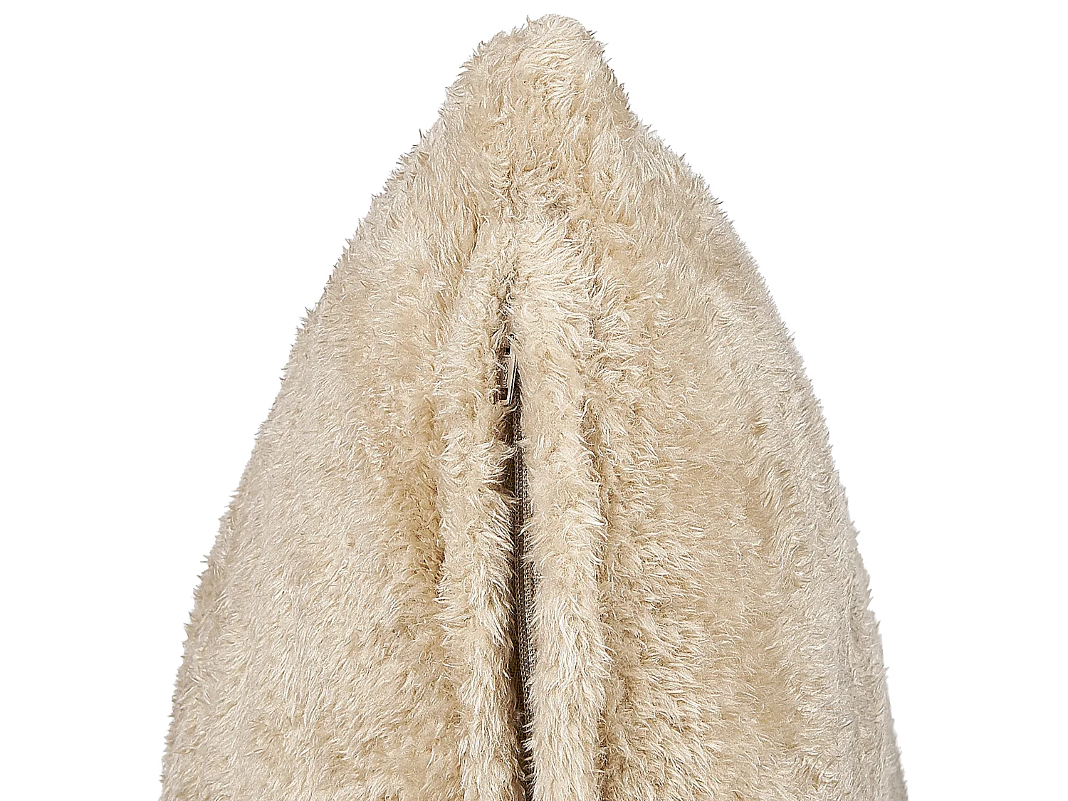 Sierkussen PILEA Nepbont 45 x 45 cm Beige Effen