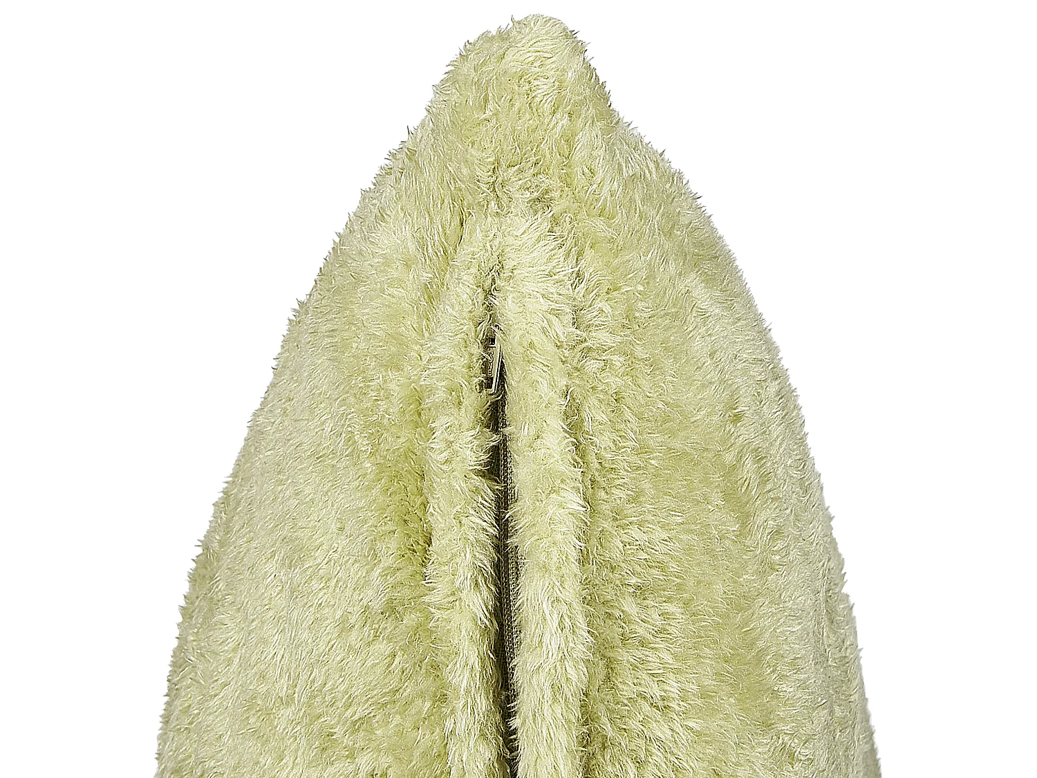 Coussin PILEA Fourrure synthétique 45 x 45 cm Vert clair Unicolore