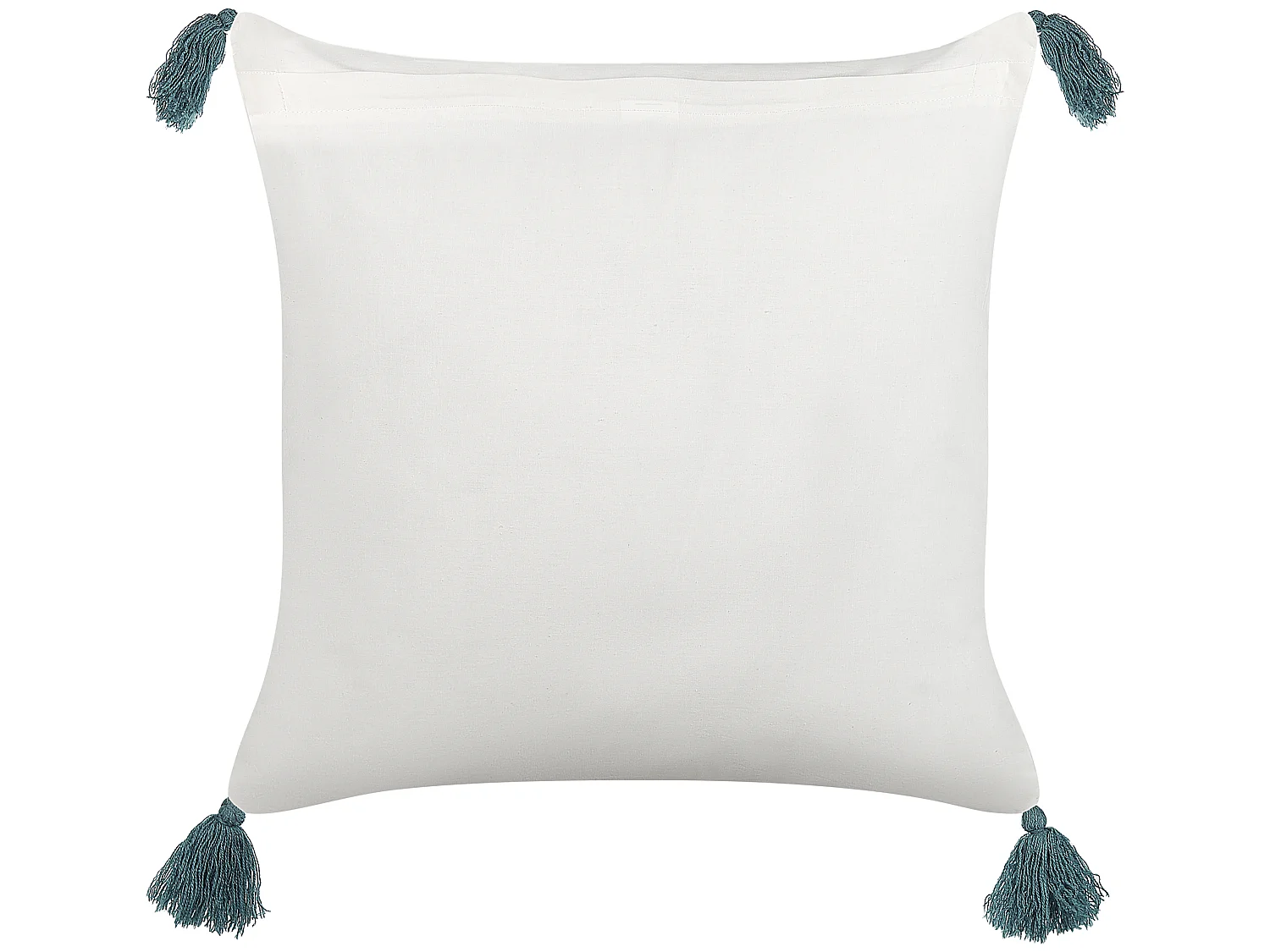 Poduszka dekoracyjna CORNUS Bawełna 45 x 45 cm Niebieski Wzór kwiatowy