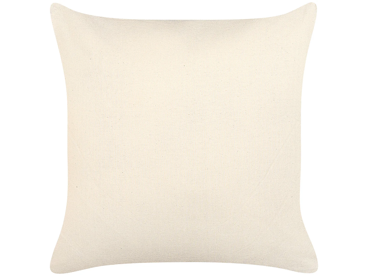 Conjunto de 2 almofadas decorativas RIVINA Algodão 45 x 45 cm Creme Às riscas