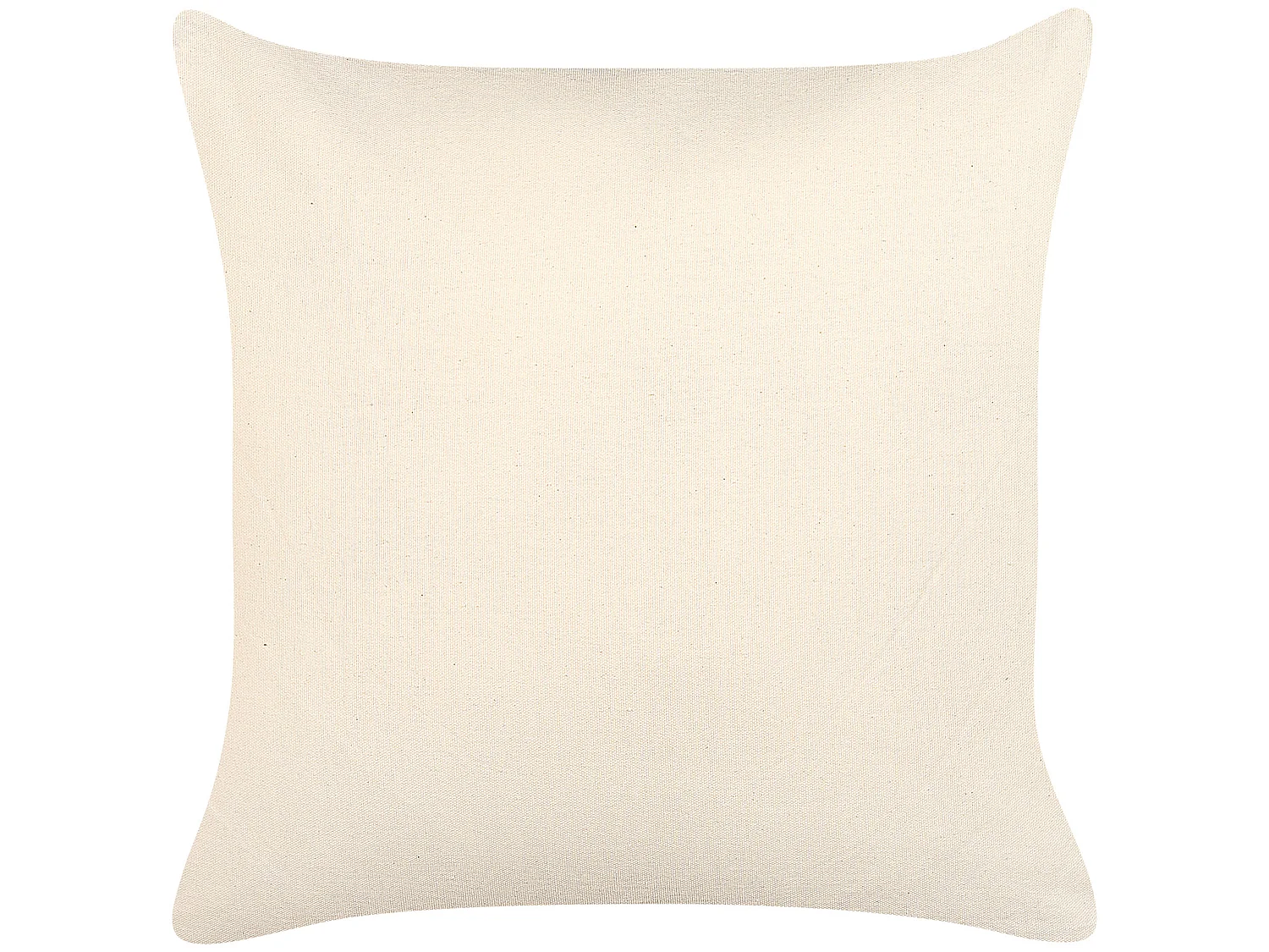 Conjunto de 2 almofadas decorativas RIVINA Algodão 45 x 45 cm Creme Às riscas