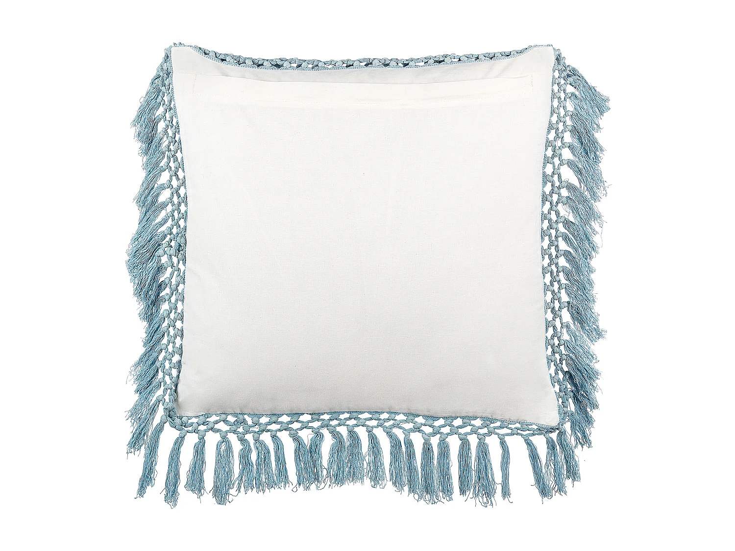 Dekokissen 2er Set PALLIDA Baumwolle 45 x 45 cm Blau Blumenmuster