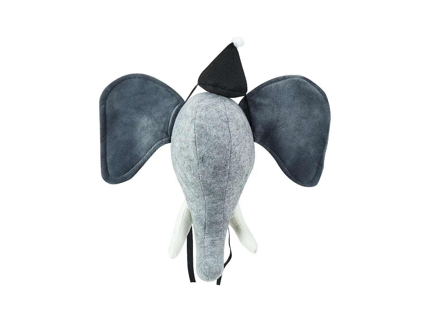 Dziecięca ozdoba ścienna Słoń BADOU Bawełna 36 cm Szary