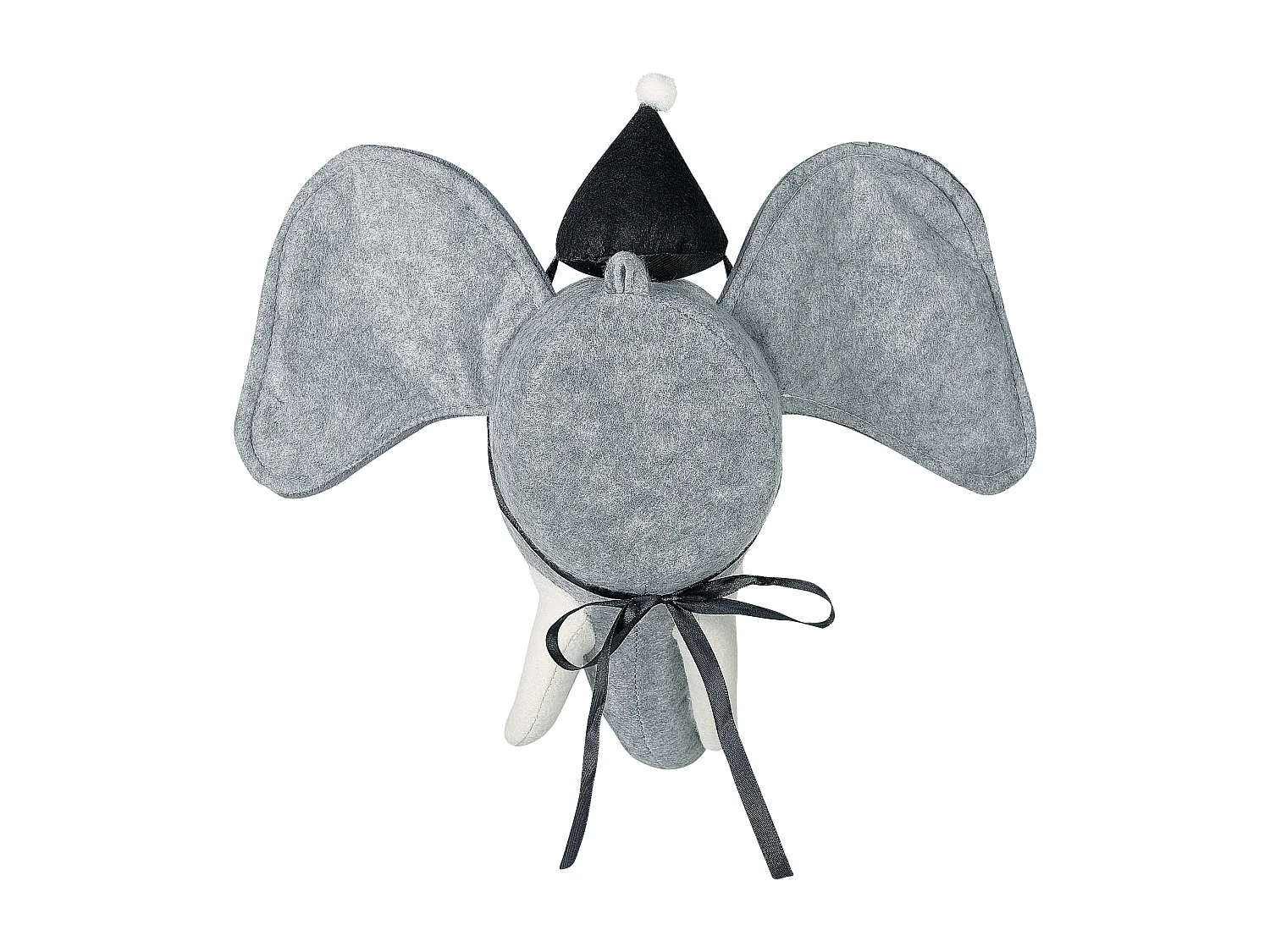 Décoration murale pour enfants Éléphant BADOU Coton 36 cm Gris