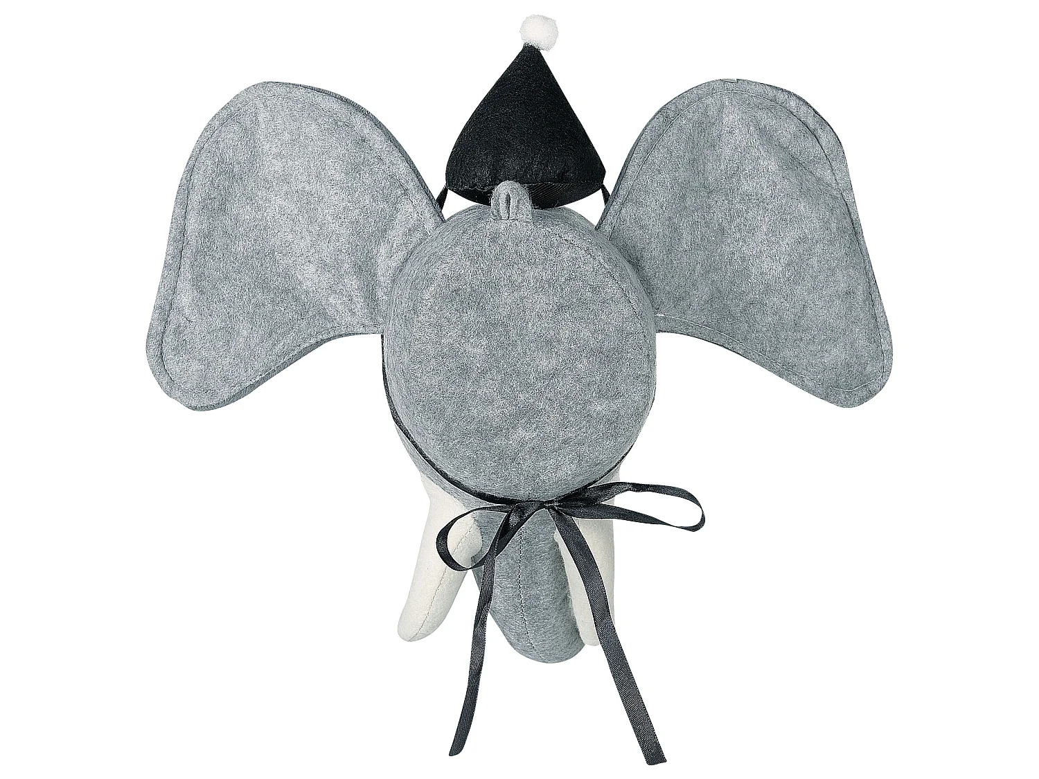 Décoration murale pour enfants Éléphant BADOU Coton 36 cm Gris