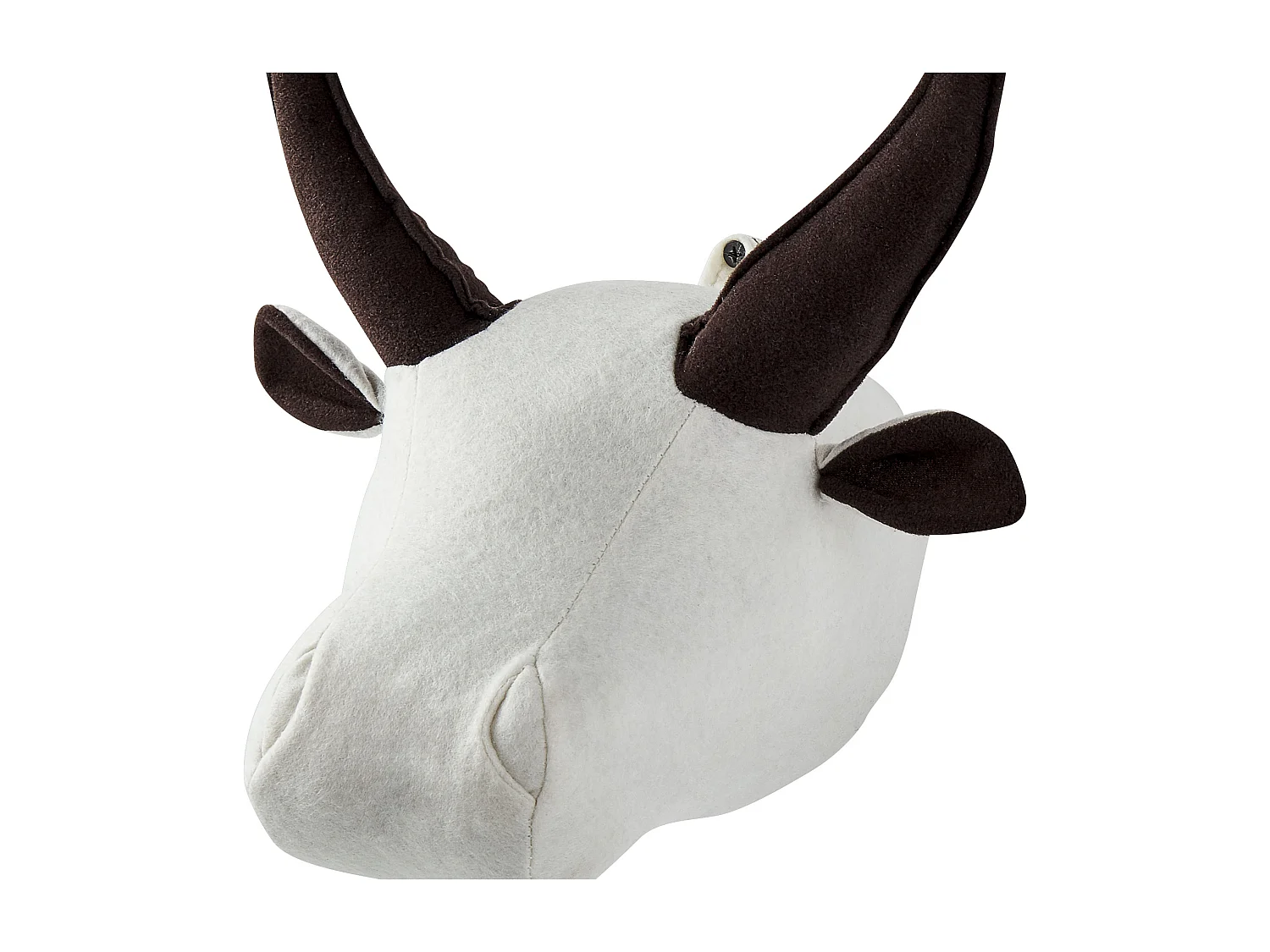 Dziecięca ozdoba ścienna Byk GEOFFREY Bawełna 24 cm Biały