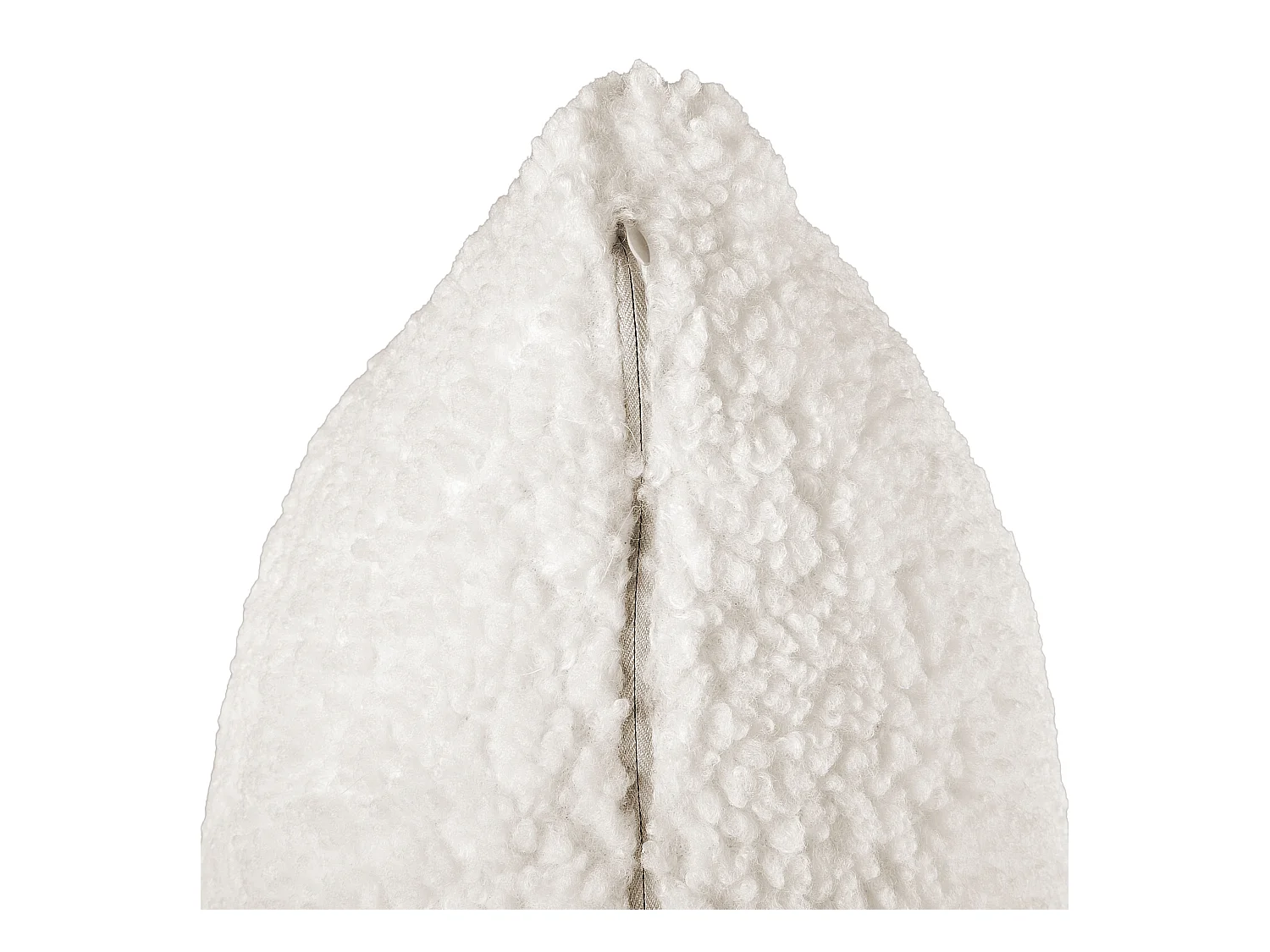 Canapé 3 places GRANNA Bouclé Blanc