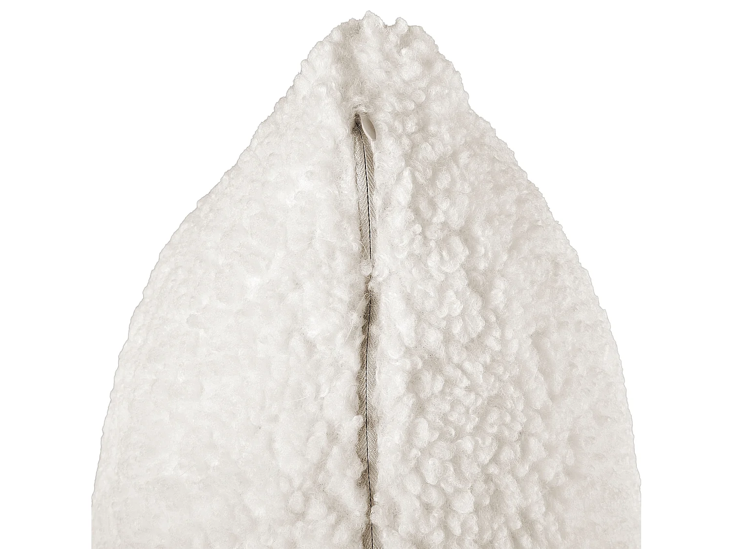 Canapé 3 places GRANNA Bouclé Blanc