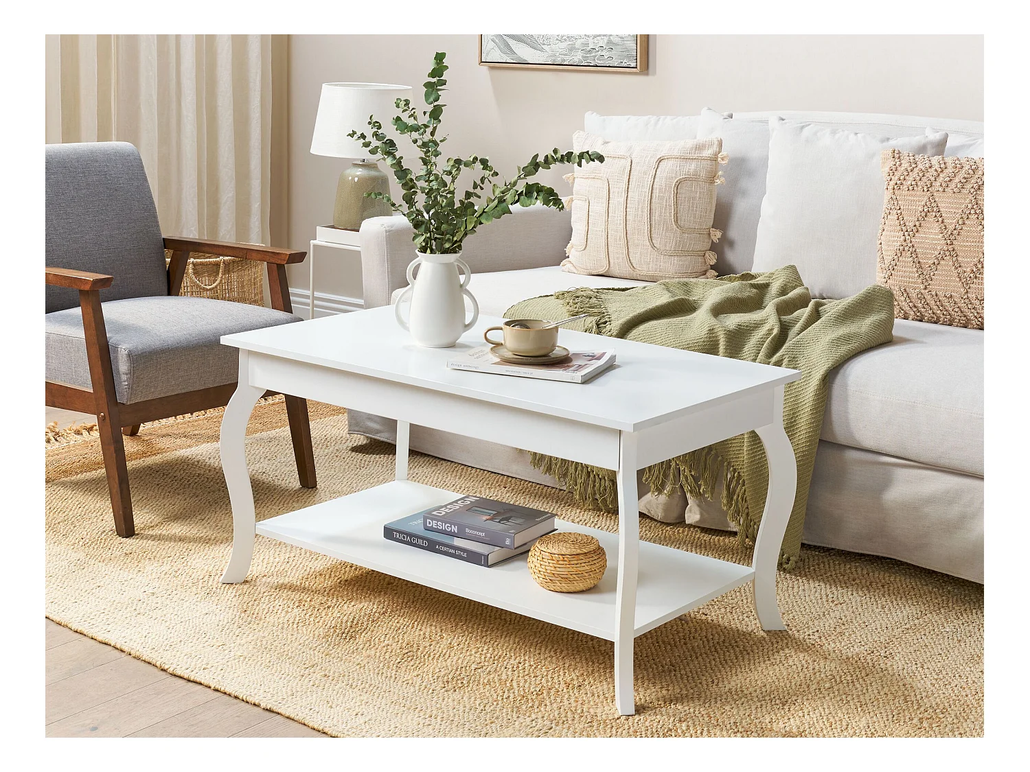 Salontafel HARTFORD Wit