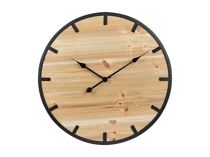 Wanduhr CABORCA 60 cm Holz Hellbraun