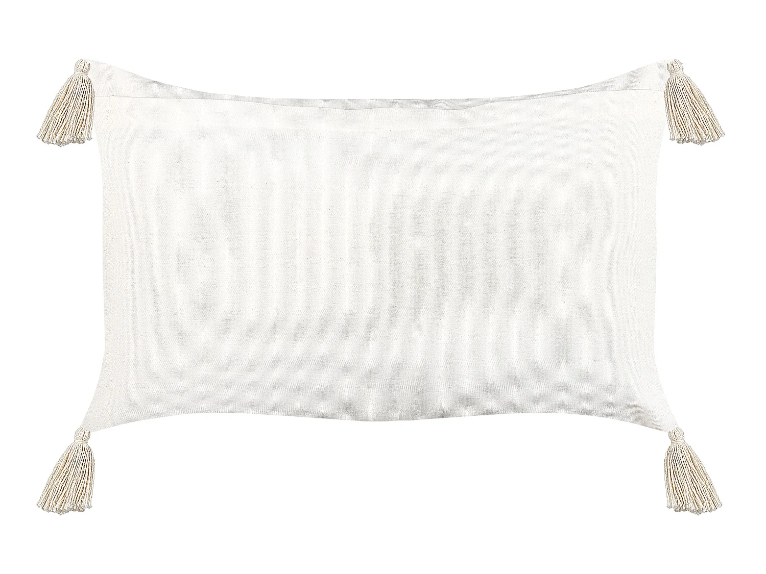 Coussin LUPINUS Coton 55 x 35 cm Beige clair Motif géométrique