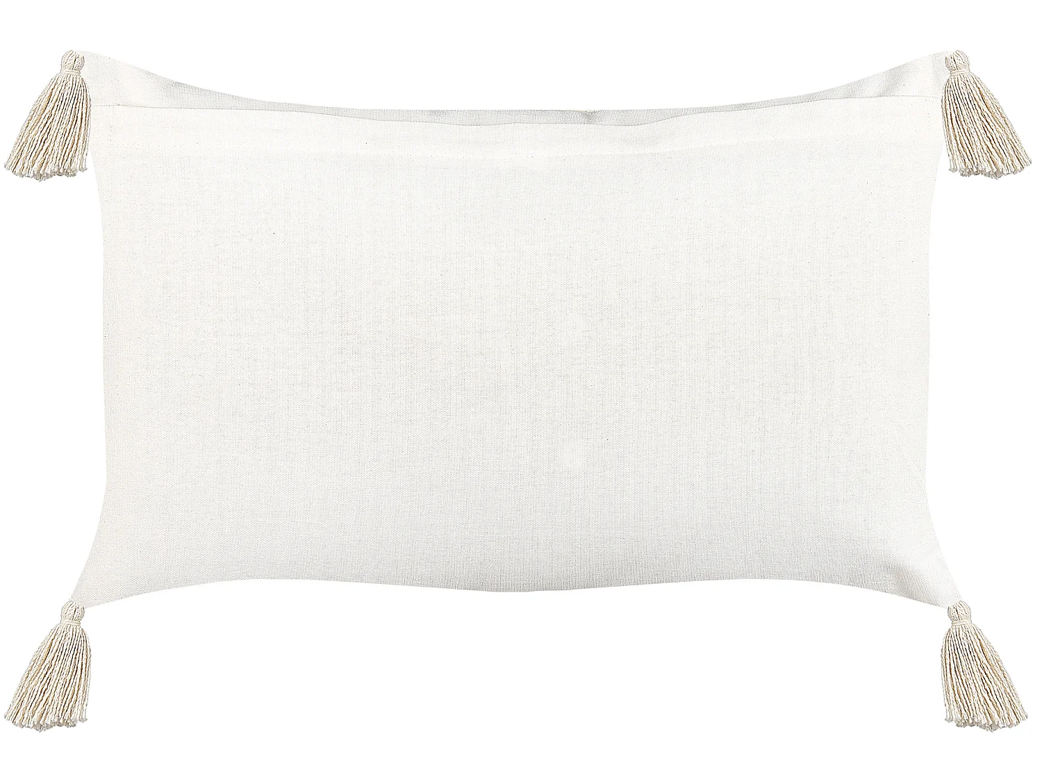 Coussin LUPINUS Coton 55 x 35 cm Beige clair Motif géométrique