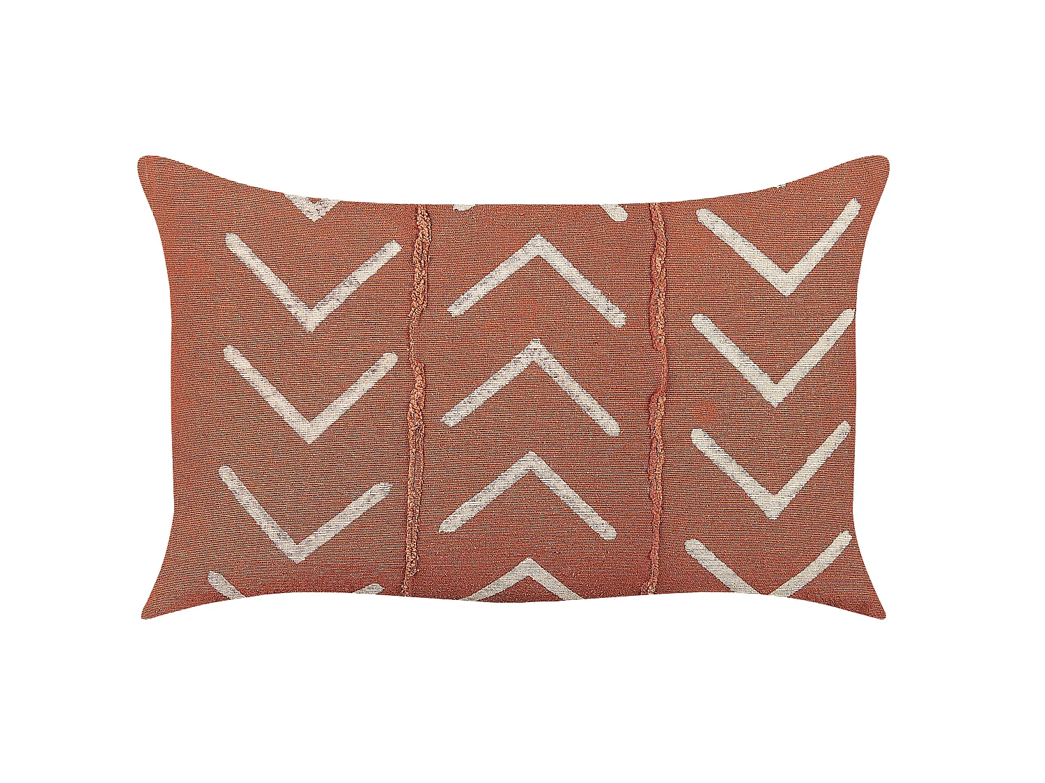 Sierkussen ALBIUM Katoen 55 x 35 cm Oranje Geometrisch patroon