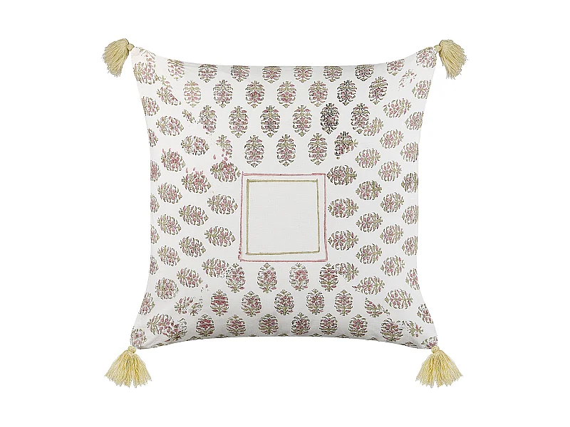 Dekokissen SETOSA Baumwolle 45 x 45 cm Bunt Geometrisches Muster