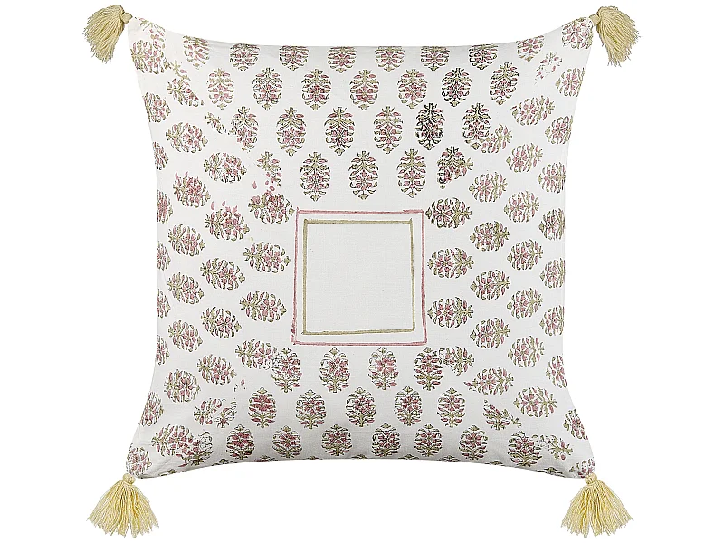 Coussin SETOSA Coton 45 x 45 cm Multicolore Motif géométrique