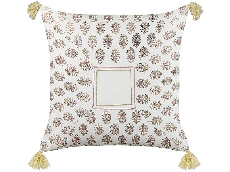 Dekokissen SETOSA Baumwolle 45 x 45 cm Bunt Geometrisches Muster