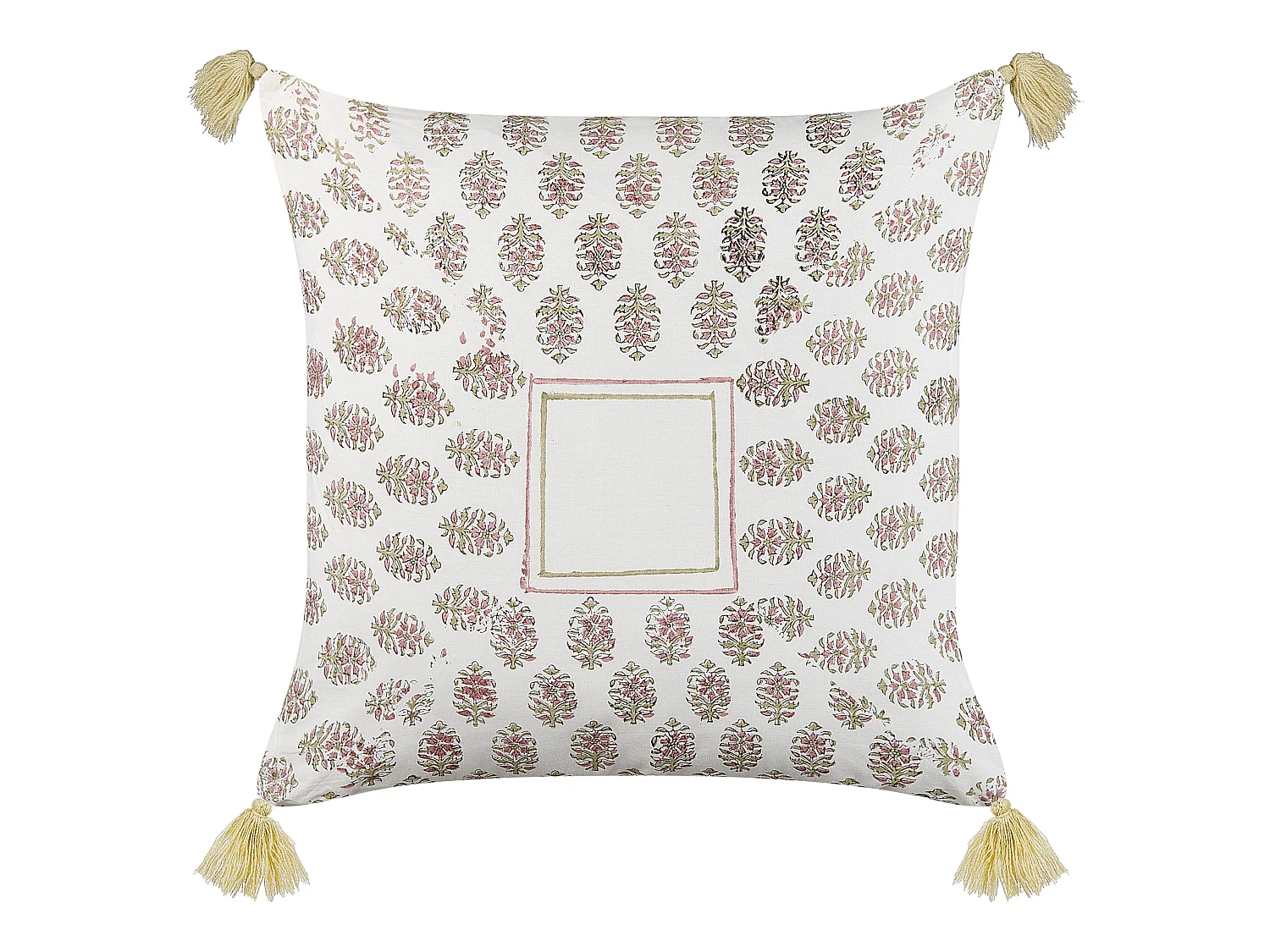 Set di 2 cuscini SETOSA Cotone 45 x 45 cm Multicolore Trama geometrica