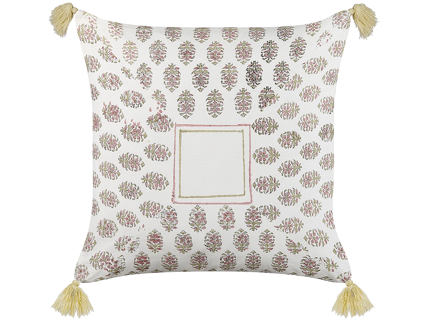 Set di 2 cuscini SETOSA Cotone 45 x 45 cm Multicolore Trama geometrica