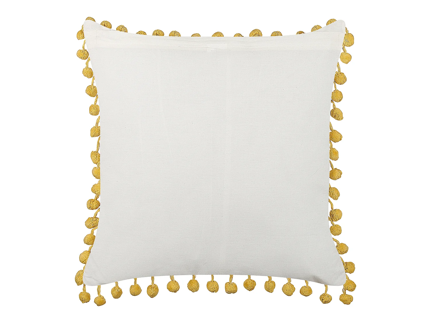 Conjunto de 2 almofadas decorativas LYCROIS Algodão 45 x 45 cm Amarelo Padrão floral