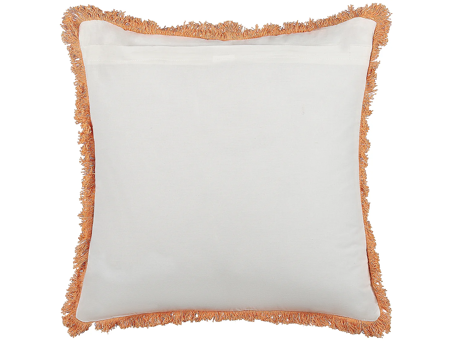 Cuscino decorativo SATIVUS Cotone 45 x 45 cm Arancione Trama floreale