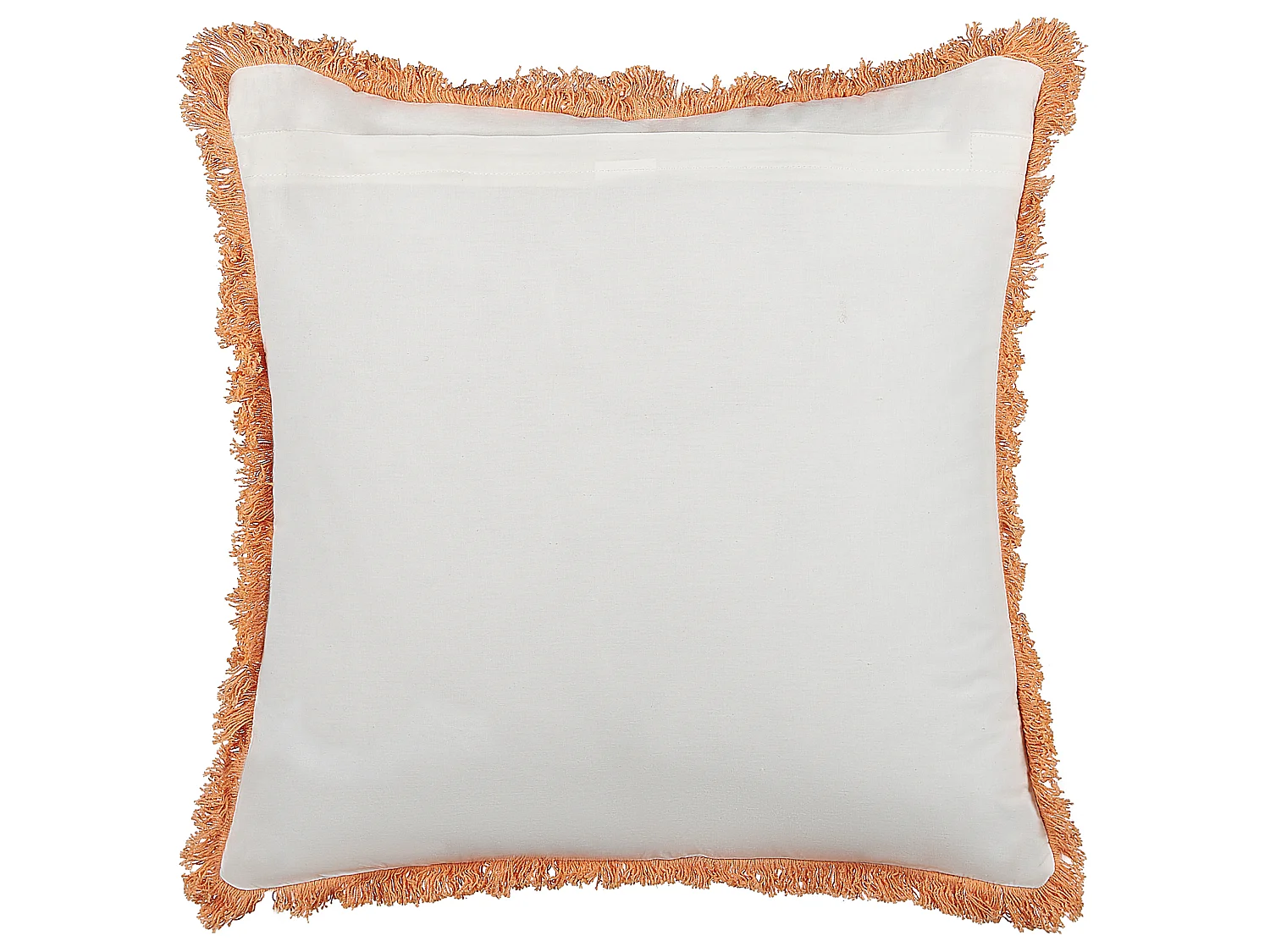 Sierkussen SATIVUS Katoen 45 x 45 cm Oranje Bloempatroon