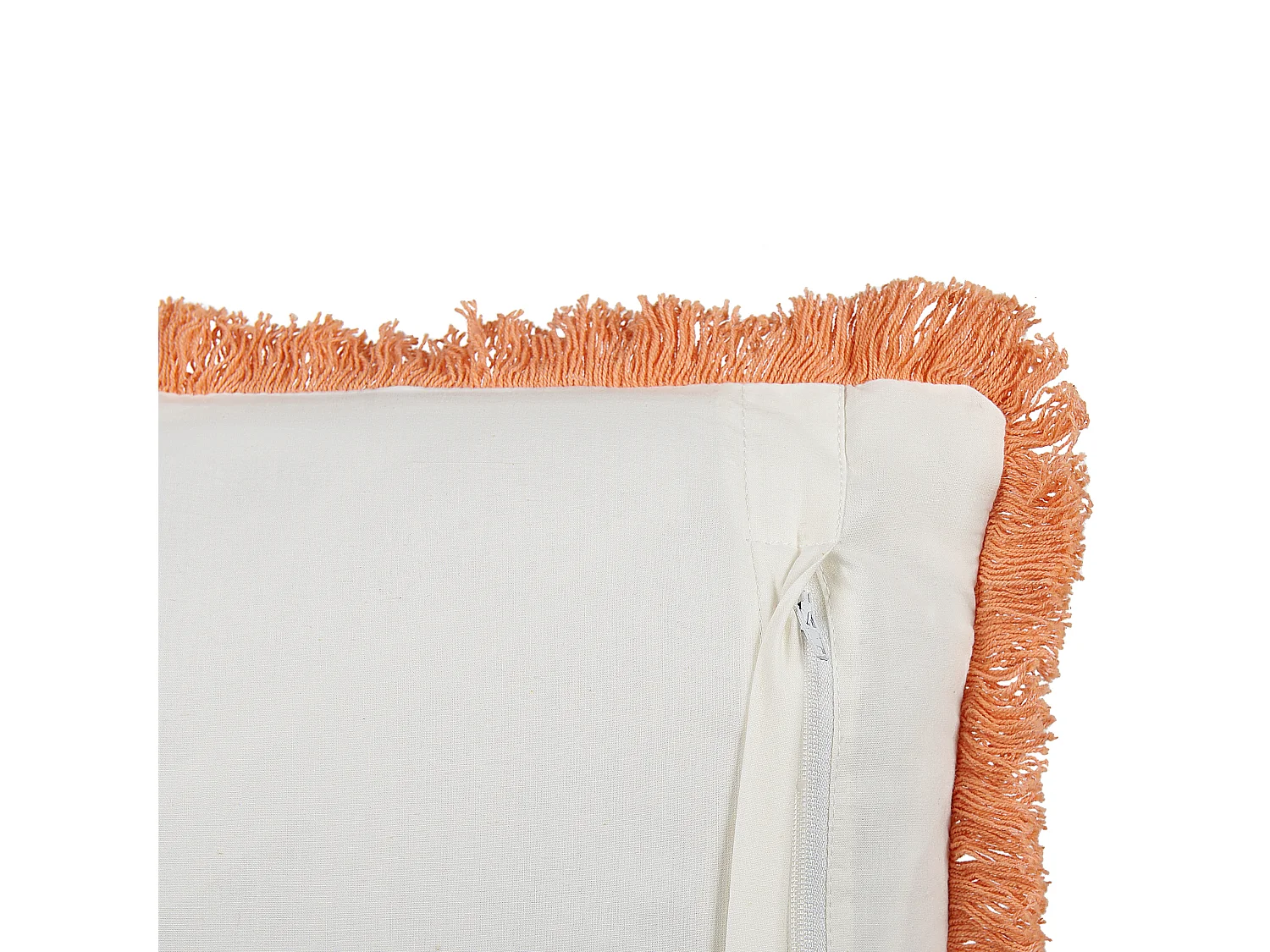 Sierkussen SATIVUS Katoen 45 x 45 cm Oranje Bloempatroon