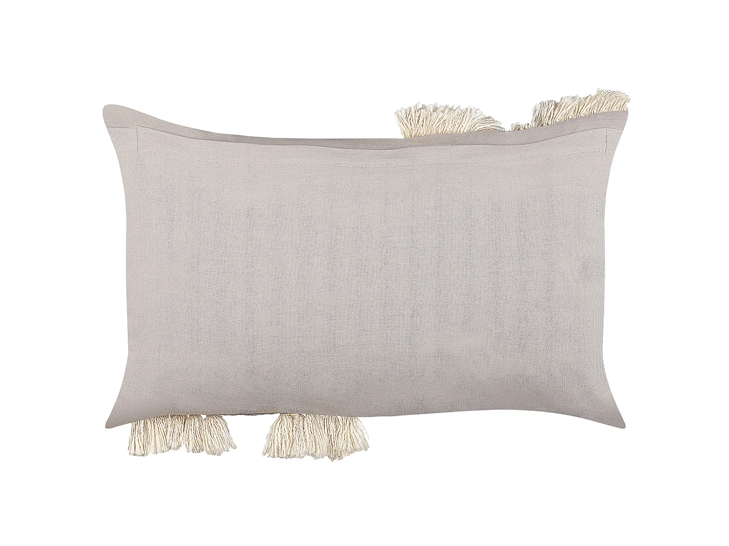 Almofada decorativa OCIMUM Algodão 55 x 35 cm Cinzento Padrão geométrico