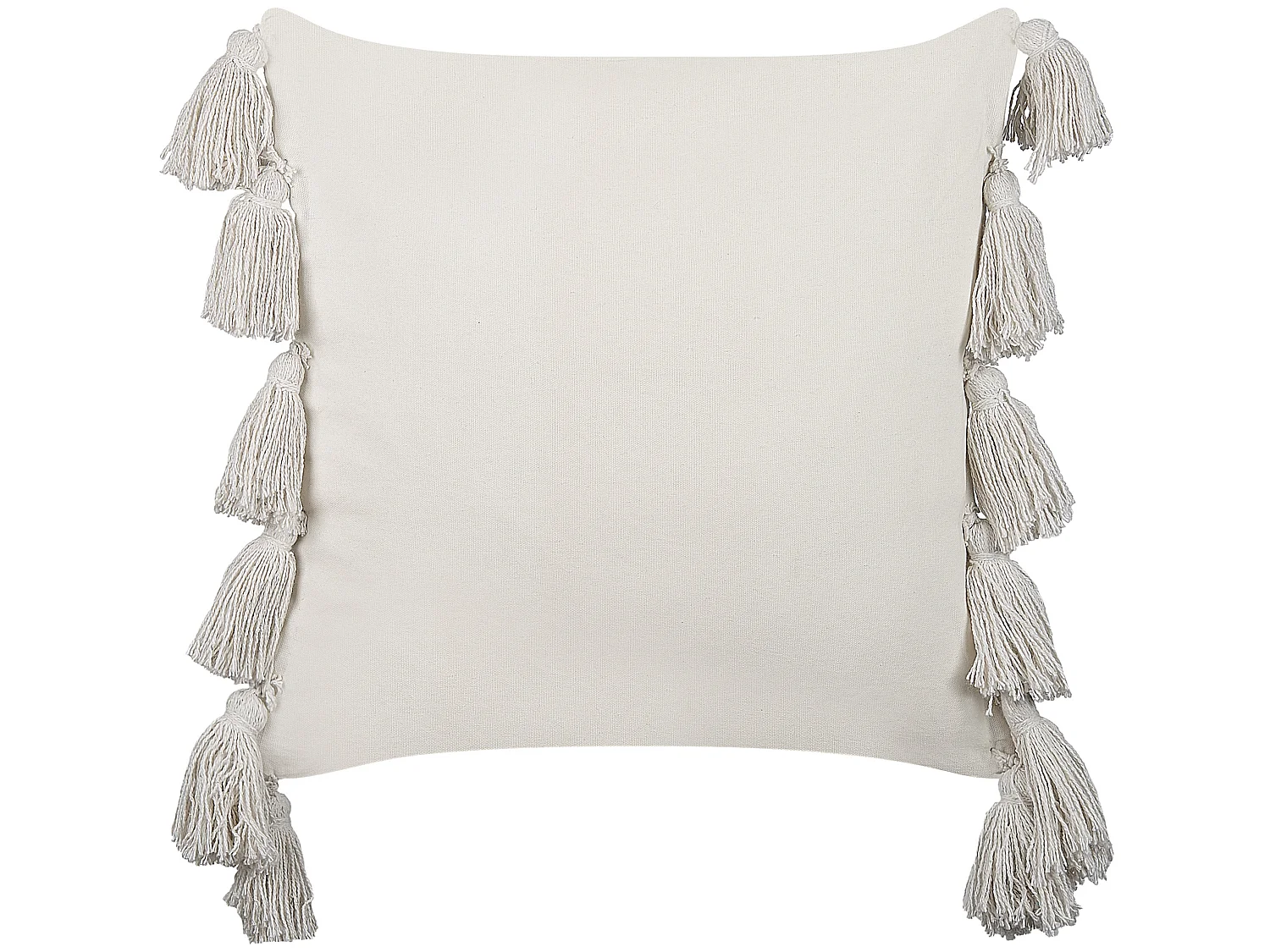 Coussin ROCHEA Coton 45 x 45 cm Noir À rayure