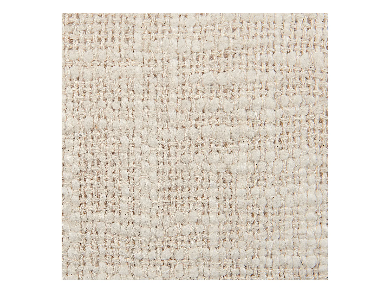 Coussin FUCHSIA Coton 45 x 45 cm Beige clair Motif géométrique