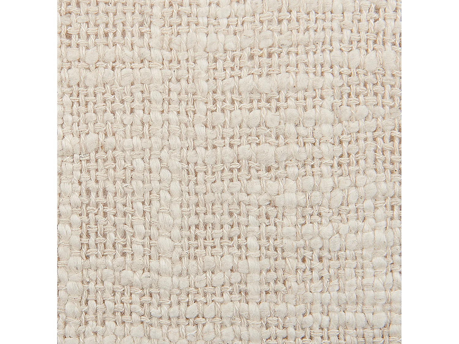 Coussin FUCHSIA Coton 45 x 45 cm Beige clair Motif géométrique